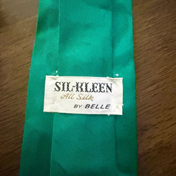 Vintage Meis Men’s Store Sil-Kleen All Silk by Belle Necktie - Picture 3 of 13